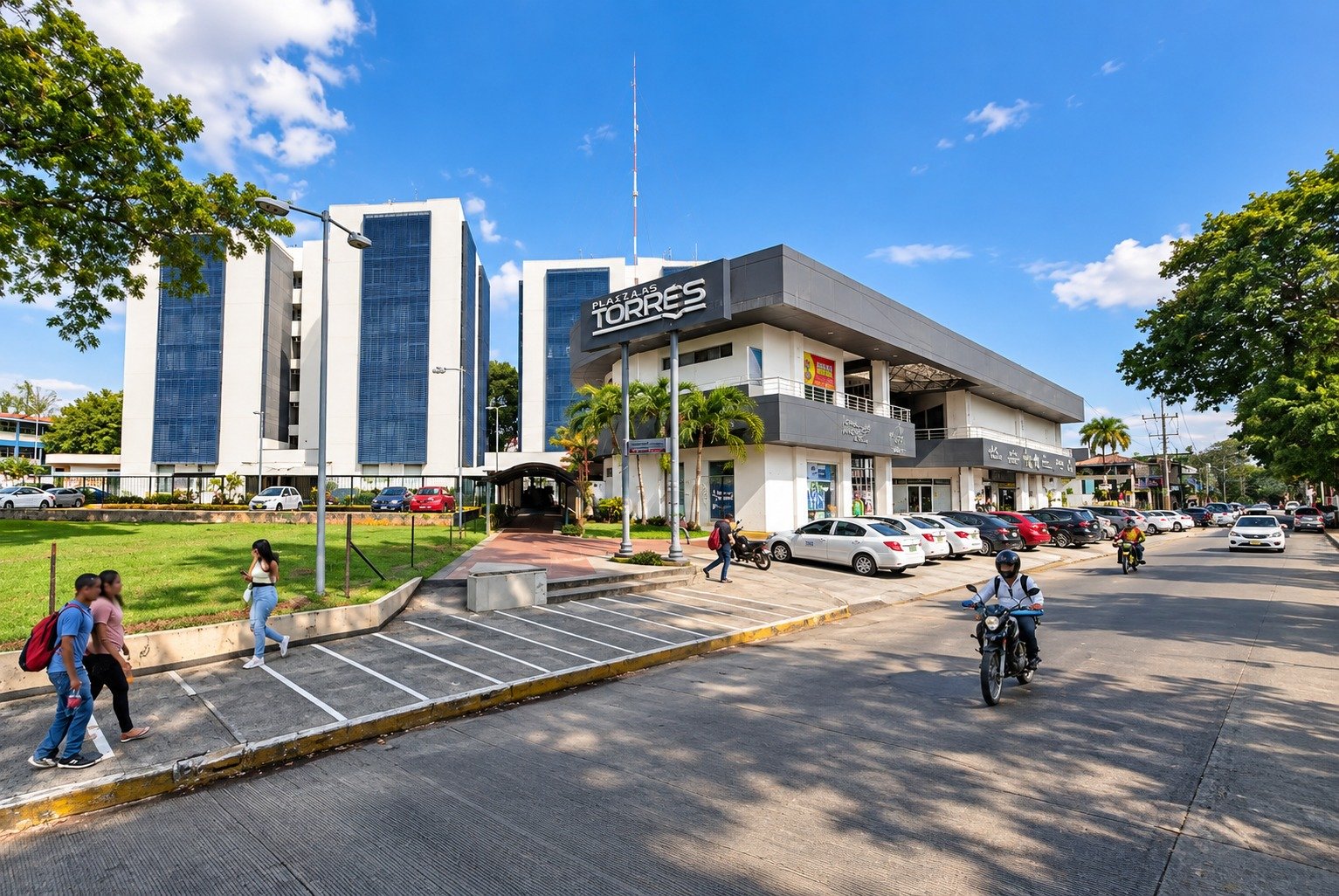 Jardín y andador de Las Torres